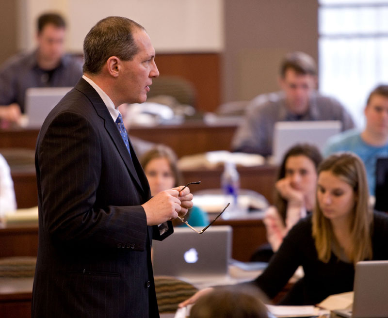speaking to students