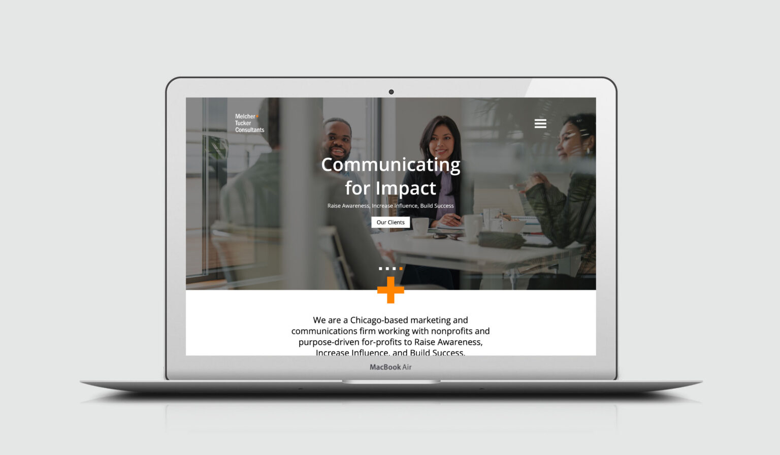 Melcher + Tucker Consultants desktop Web site
