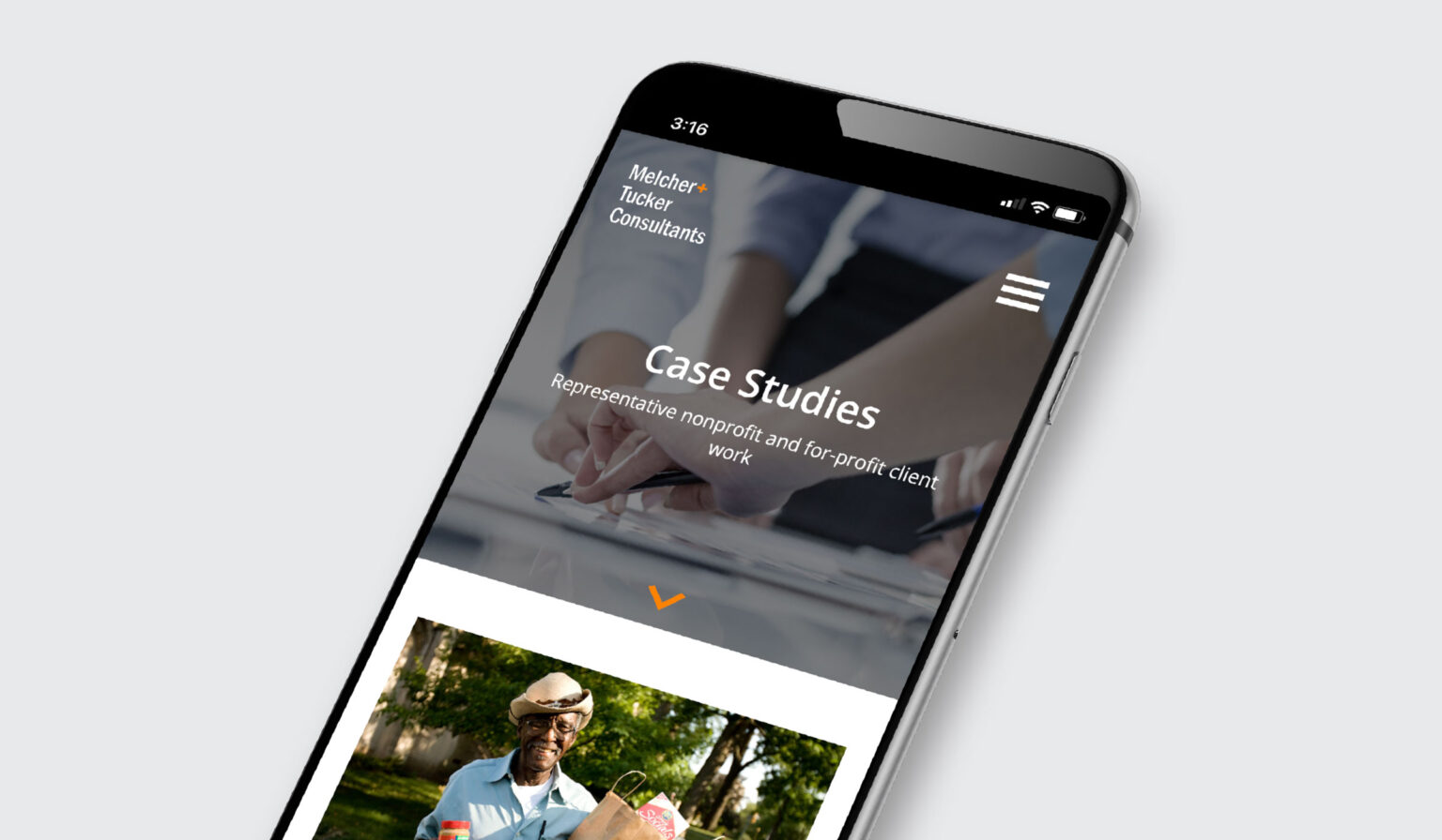 Melcher + Tucker Consultants mobile Web site