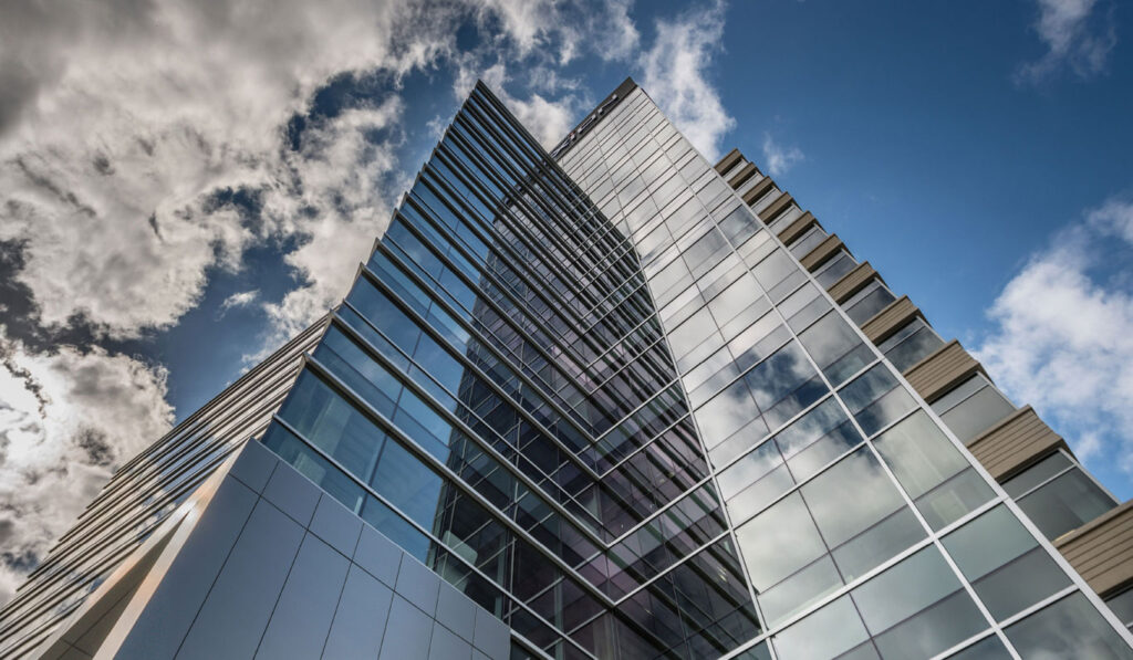 buildings and sky